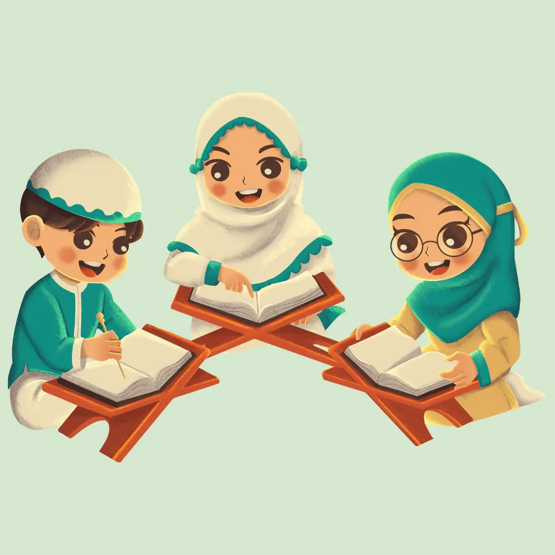 Kids learning Quran online